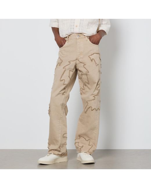 sunflower Natural Twist Patch Denim Jeans for men
