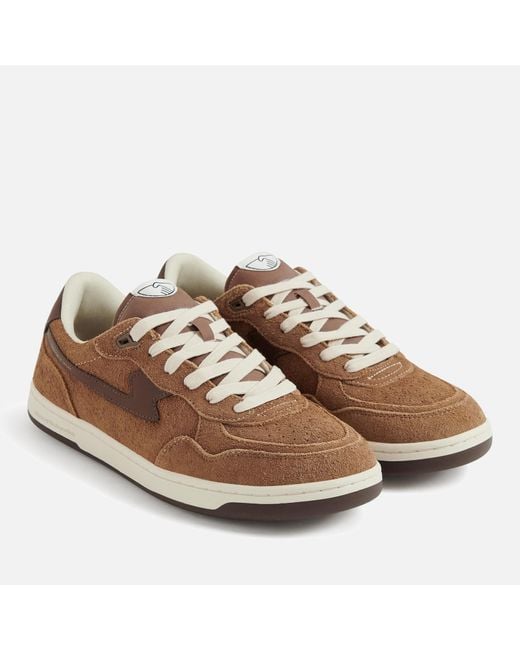 Stepney Workers Club Brown Pro-Cup 01 S-Srike Suede Trainers for men