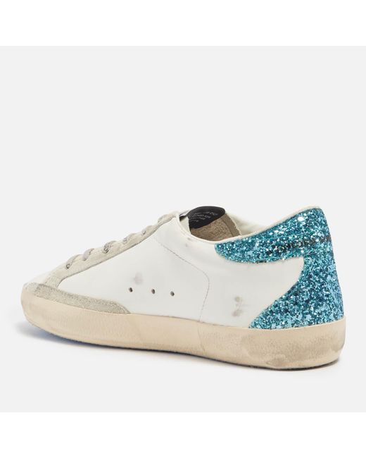 Golden Goose Deluxe Brand White Superstar Leather And Suede Trainers