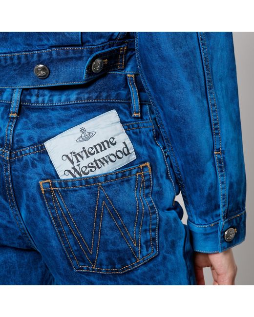 Vivienne Westwood Blue Ray Denim Straight-Leg Jeans