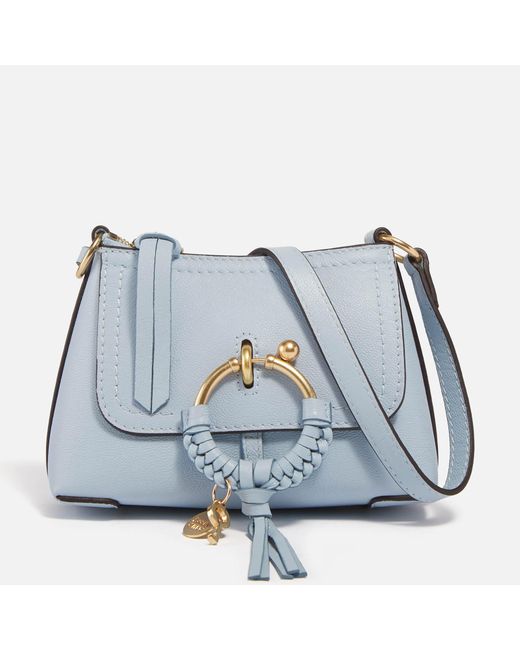 See By Chloé Blue Joan Leather Mini Hobo Bag