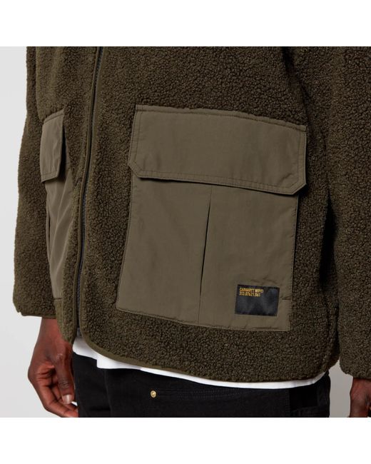 Carhartt Green Devin Lined Fleece Jacket for men