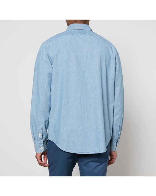 Polo Ralph Lauren Blue Cotton-chambray Shirt for men