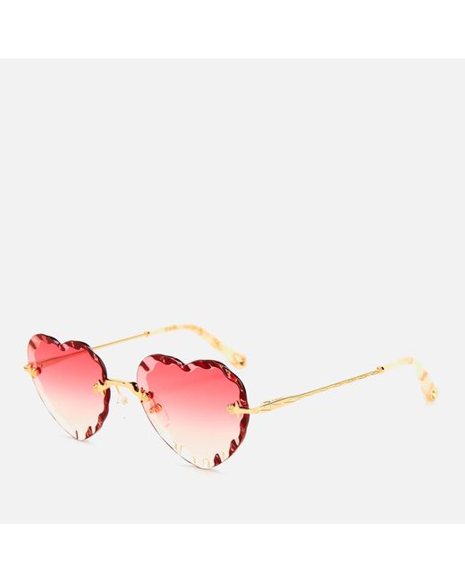 chloe rosie pink sunglasses