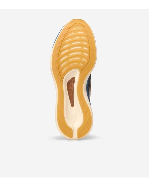 Cole Haan Blue Men's Øriginalgrand Quadstar Running Sneakers for men