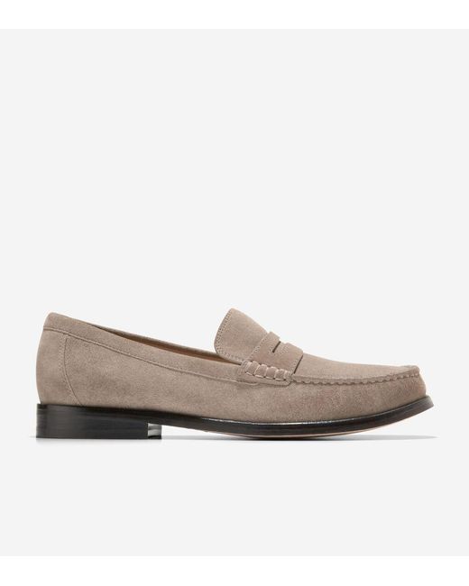 Cole Haan Gray Women's Lana Lux Remastered Penny Loafers