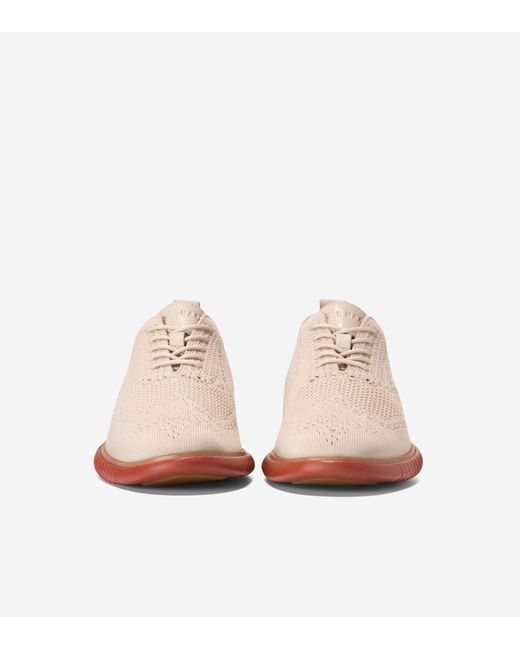Cole Haan Pink Men's 2.zerøgrand Stitchlitetm Oxfords for men