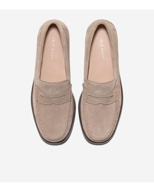 Cole Haan Gray Women's Lana Lux Remastered Penny Loafers
