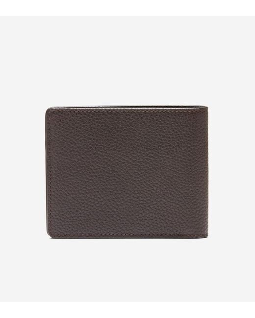Cole Haan Brown Men's Triboro Leather Wallet for men