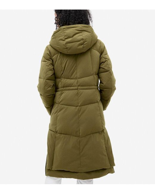 cole haan long down jacket