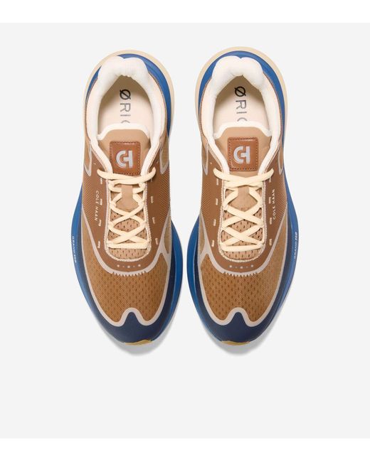Cole Haan Blue Men's Øriginalgrand Quadstar Running Sneakers for men