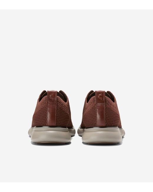 Cole Haan Brown Men's 2.zerøgrand Stitchlitetm Oxfords for men