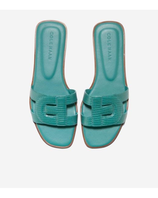 Cole Haan Blue Women's Chrisee Slide Sandals