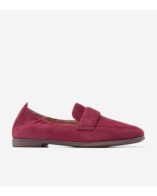 Cole Haan Red Women's Trinnie Soft Loafers