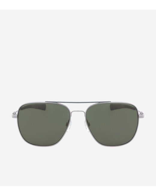Cole Haan White Flexible Navigator Sunglasses for men