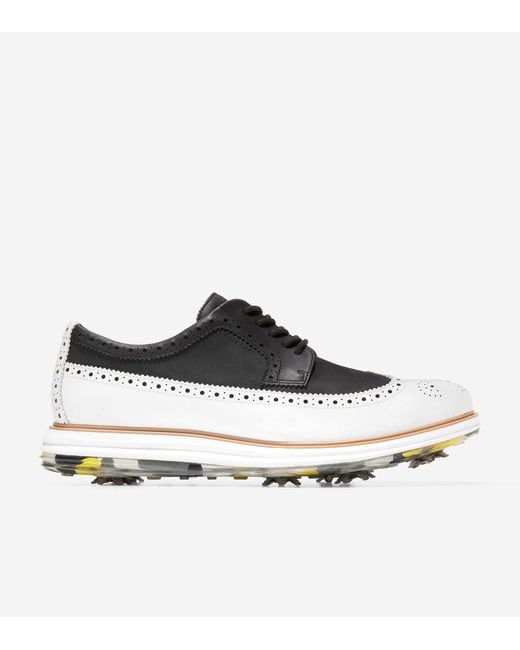 Cole Haan Leather Øriginalgrand Tour Golf Shoe in White for Men Lyst