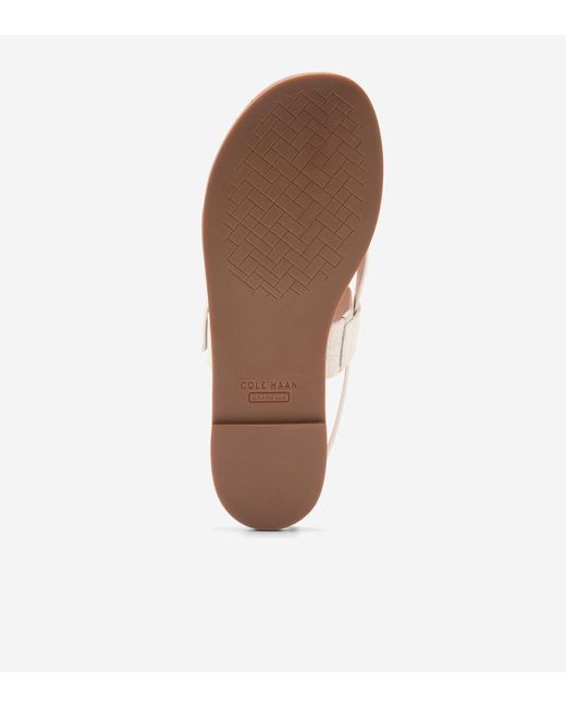 Cole Haan Natural Women's Anica Lux Buckle Sandals