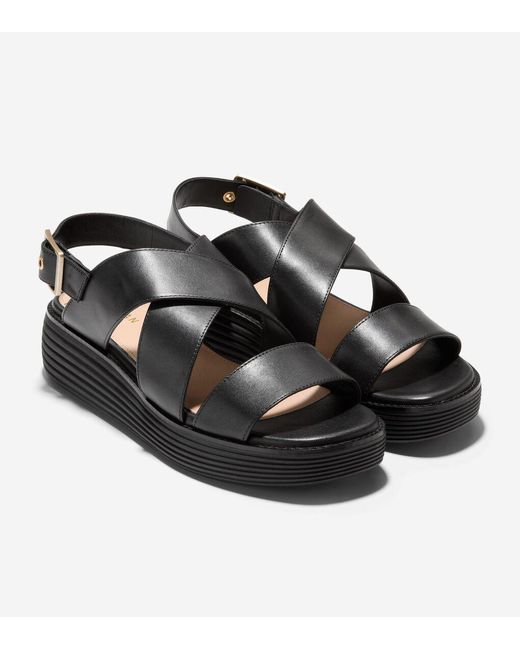 Cole Haan Black Women's Øriginalgrand Platform Sandals