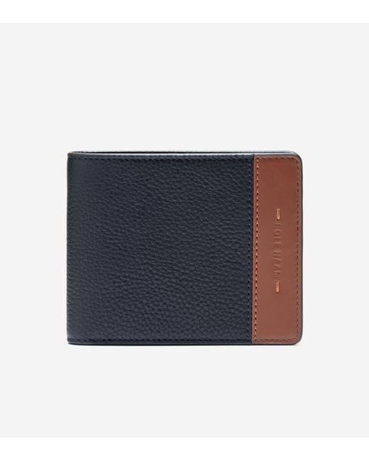 Cole Haan Blue Men's Triboro Leather Wallet for men