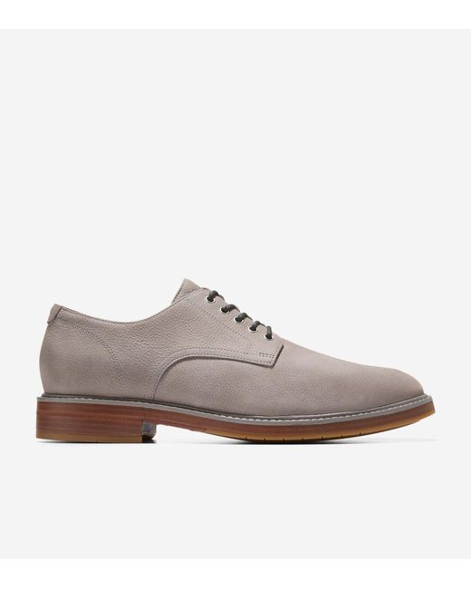 Cole Haan Gray Men's Judson Grand Plain Toe Oxfords for men