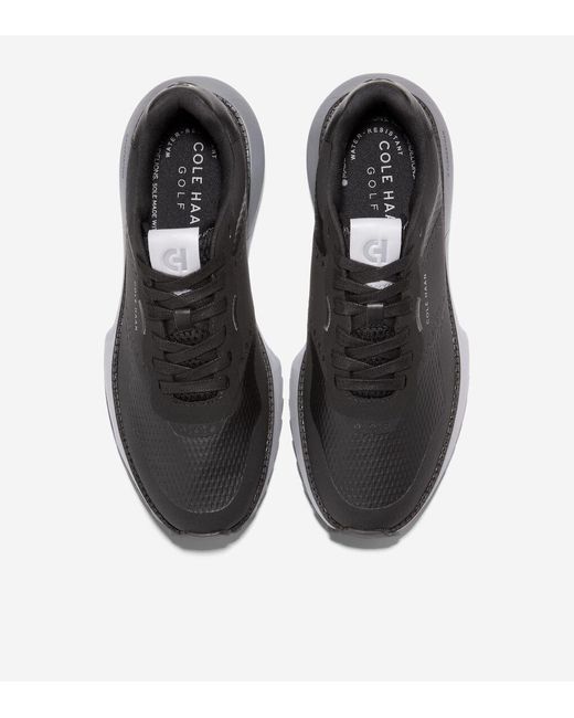 Cole Haan Black Men's Grandprø Water-resistant Ashland Golf Sneakers for men