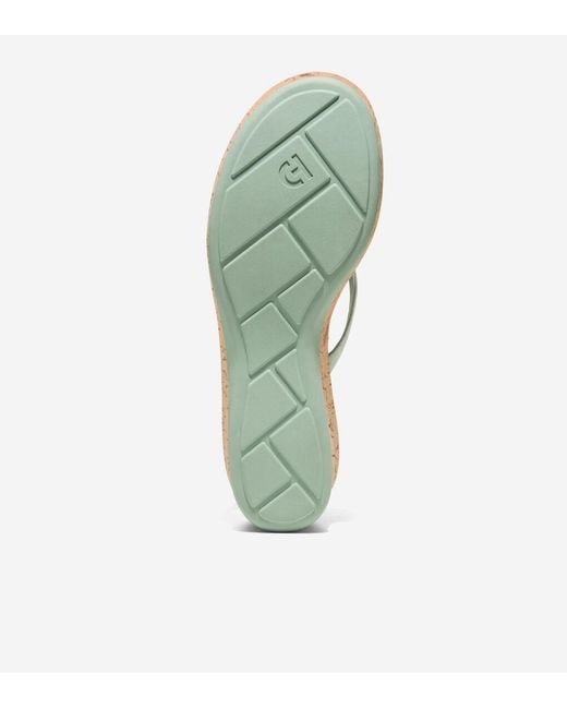 Cole Haan Metallic Women's Grand Ambition Azzura Strappy Wedge Sandal