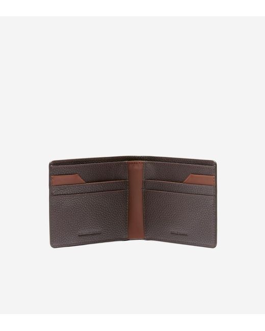 Cole Haan Brown Men's Triboro Leather Wallet for men