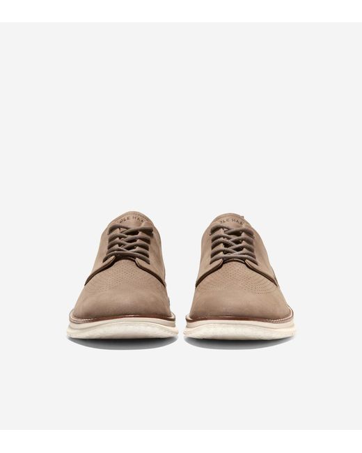Cole Haan Brown Men's Øriginalgrand Energyweave Perforated Plain Toe Oxfords for men
