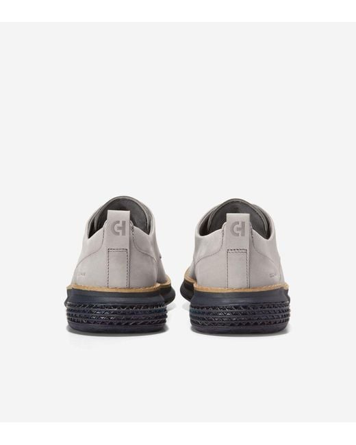 Cole Haan Gray Men's Øriginalgrand Energyweave Perforated Plain Toe Oxfords for men