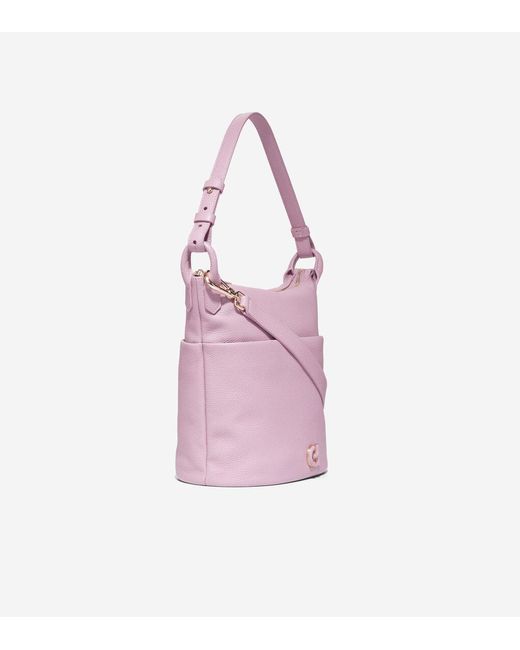 Cole Haan Pink Essential Soft Bucket Bag