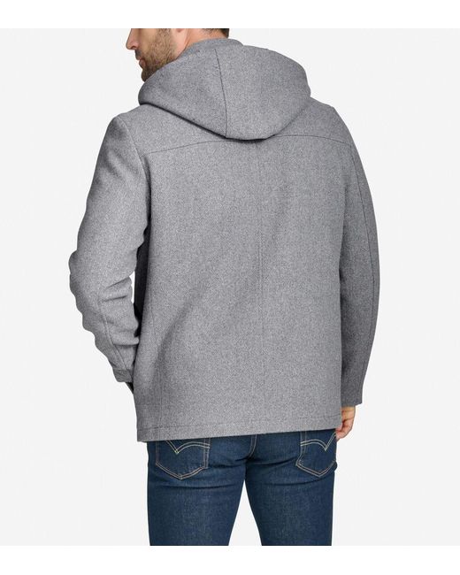 Cole Haan Gray Men's Wool Twill Field Jacket for men