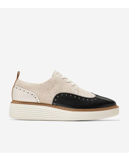 Cole Haan Multicolor Women's Øriginalgrand Platform Wingtip Oxfords