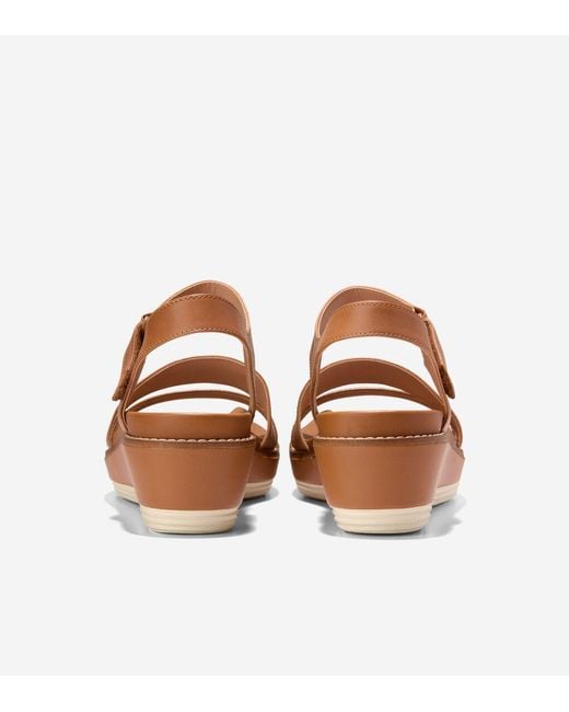 Cole Haan Brown Women's Øriginalgrand Peyton Flatform Sandals