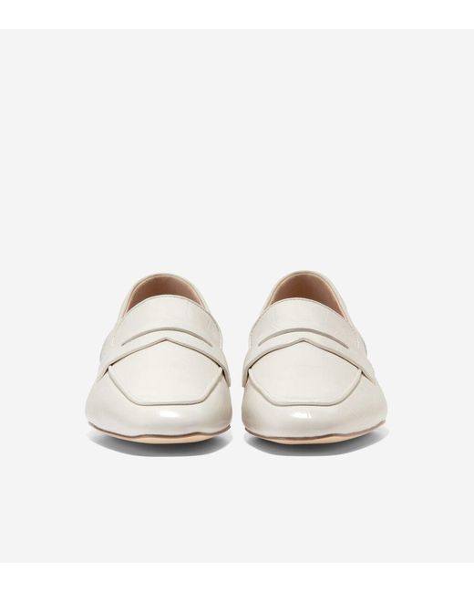Cole Haan White Women's Tarese Soft Loafers