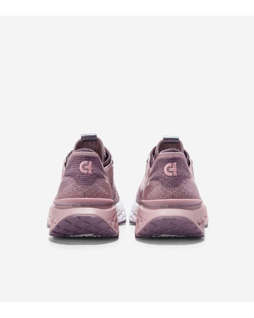 Cole Haan Purple Women's 5.zerøgrand Embrostitch Running Shoes