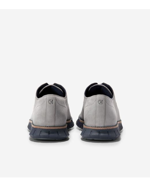 Cole Haan Gray Men's Zerøgrand Remastered Plain Toe Oxfords for men