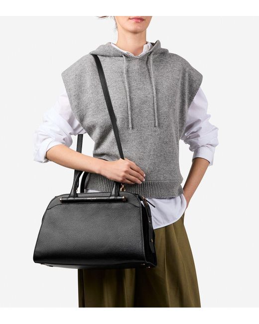 Cole Haan Black Women's Catherine Medium Satchel