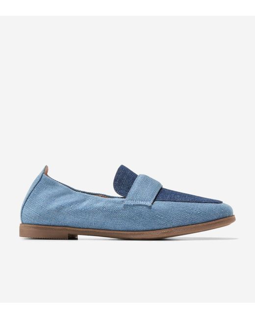 Cole Haan Blue Women's Trinnie Soft Loafers