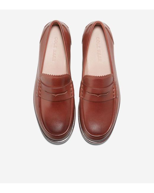 Cole Haan Red Women's Christyn Penny Loafers