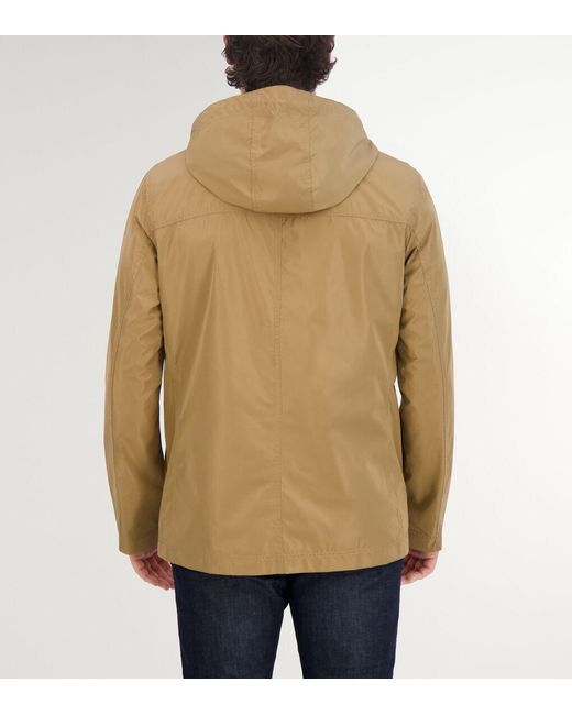 Cole Haan Natural Men's Hooded Rain Jacket for men