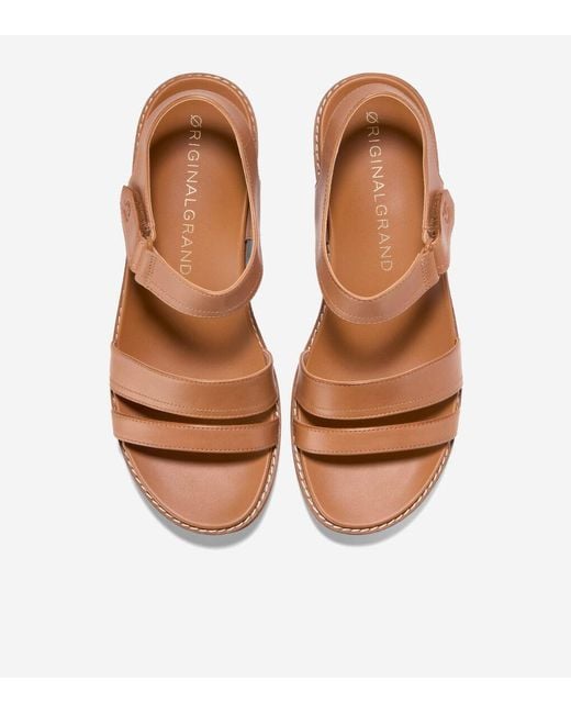 Cole Haan Brown Women's Øriginalgrand Peyton Flatform Sandals