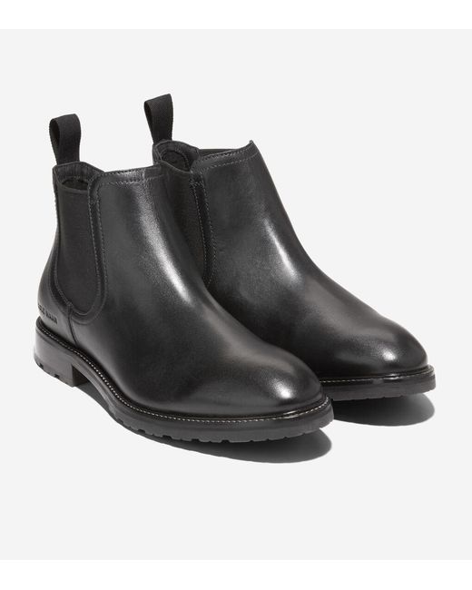 Cole Haan Men's Berkshire Lug Chelsea Boots in Black for Men | Lyst