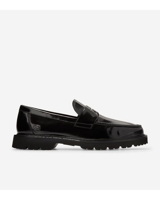 Cole Haan Black Men's Ch X Fragment American Classics Penny Loafers for men
