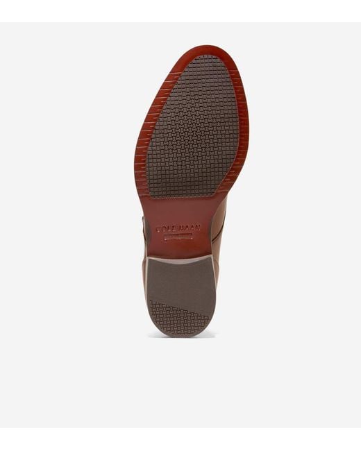 Cole Haan Brown Men's Carnegie Monk Strap Shoes for men