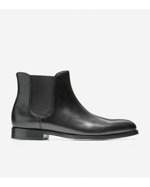 Cole Haan Leather Gramercy Chelsea Boot in Black for Men - Lyst