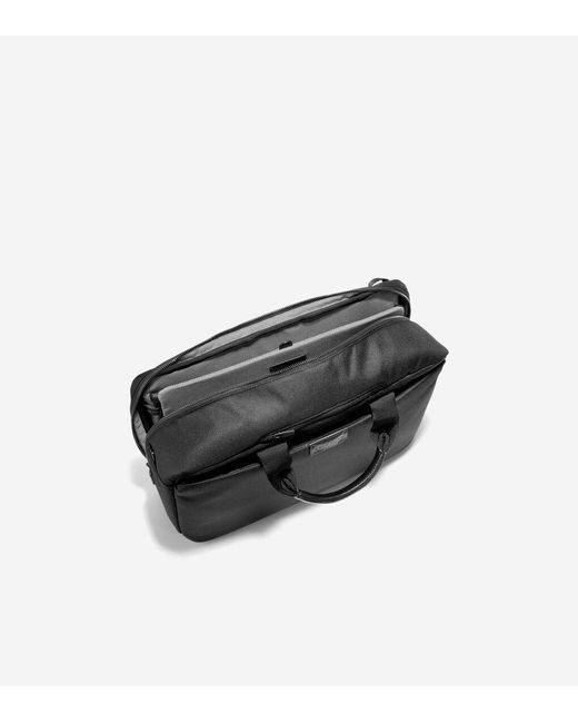 Cole Haan Matthews Leather Sling Bag In Gray For Men