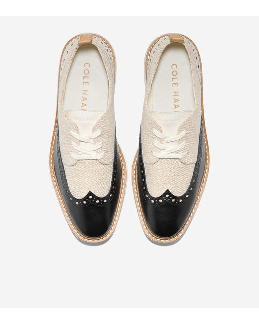 Cole Haan Multicolor Women's Øriginalgrand Platform Wingtip Oxfords