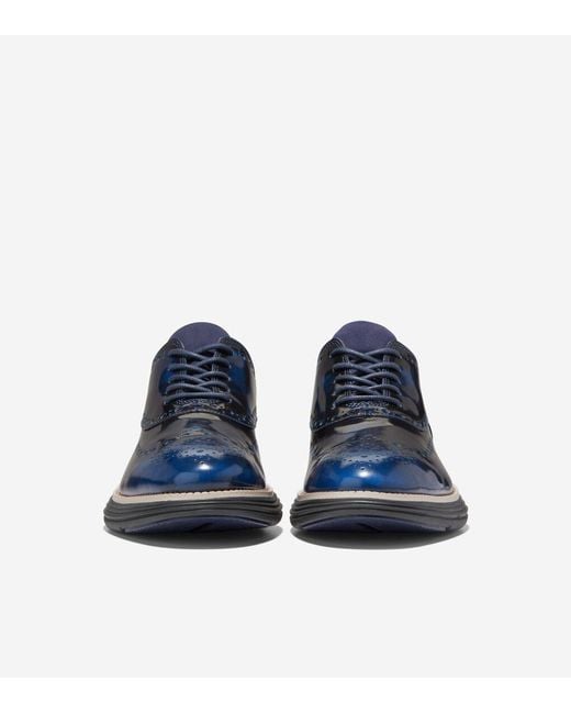 Cole Haan Men's Øriginalgrand Ultra Wingtip Oxford in Blue for Men | Lyst