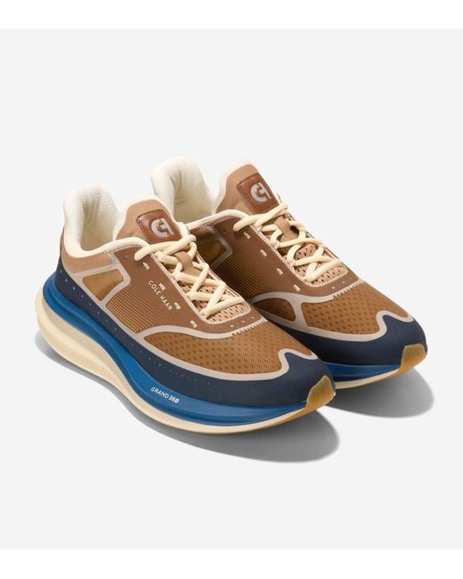 Cole Haan Blue Men's Øriginalgrand Quadstar Running Sneakers for men