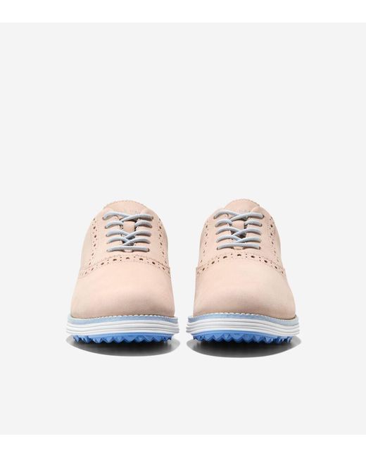 Cole Haan White Women's Øriginalgrand Waterproof Shortwing Golf Shoes